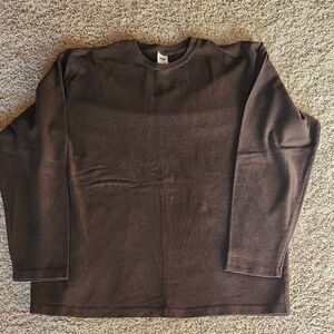 Old Navy Men's Dark Brown Crewneck Sweater
